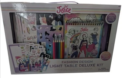 Justice Fashion Design Light table Deluxe Kit With Fashion Drawing Guide - Image 1 of 2