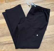 FIGS Mens Cairo Cargo Scrub Pants  Style TM3001  Black  Size XL