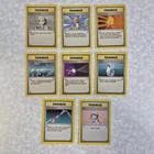 8 Vintage Pokemon Card Lot - Base Set Trainer 1999 WoTC TCG B1
