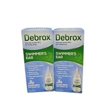 2 Pack Debrox SWIMMERS EAR 1oz Ear Drying Drops  Kids & Adults Exp.04/28