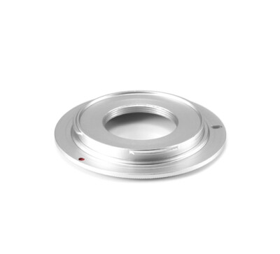 C-Mount-NEX Objektivadapter C-Mount Objektiv an Sony E-Mount NEX Kamera silber