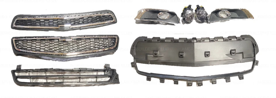 FITS 2013 CHEVROLET MALIBU FRONT BUMPER COVER SET COMPLETE WITH FOG LIGHTS - Image 3 of 3