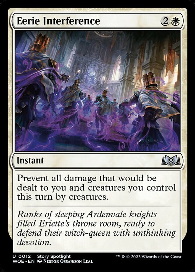 x4 Eerie Interference U MTG Wilds of Eldraine M/NM, English | eBay