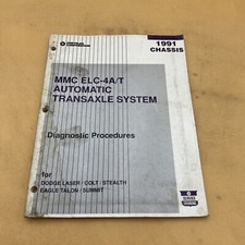1991 Dodge Laser Colt Eagle Talon MMC ELC-4A/T Automatic Transaxle System Manual