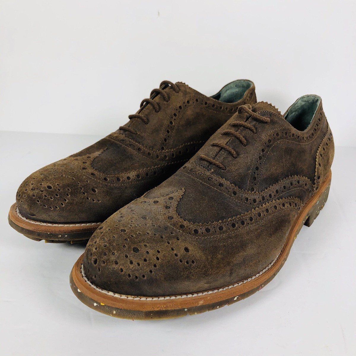 Andrea Ventura Firenze Oxford Wingtip Brogue Mens Brown 