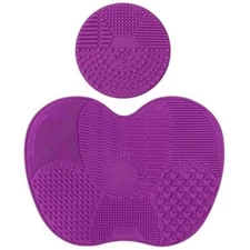 NEW Makeup Brush Cleaning Mat Cleaner Pad Set of 2