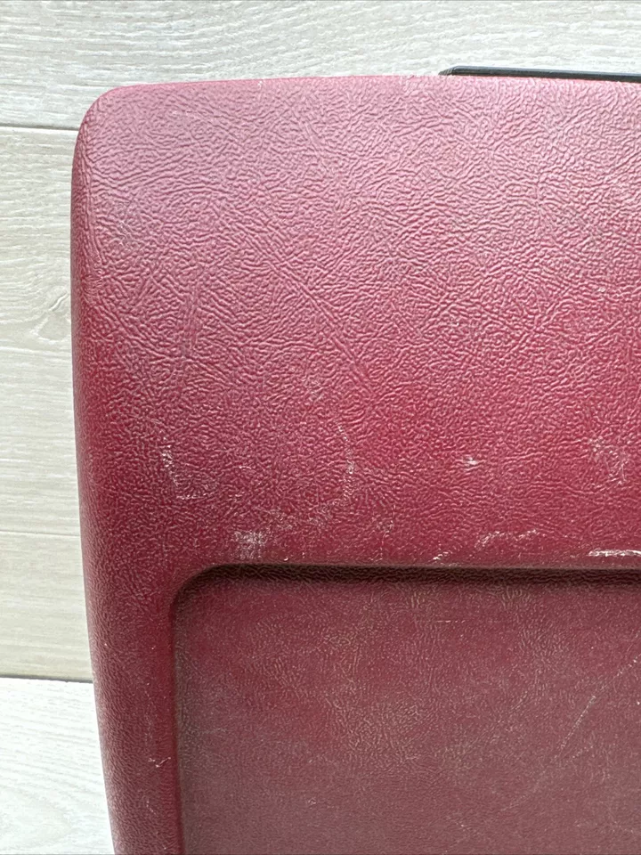 92 93 94 95 96 97 Ford F150 F250 F350 Bronco Console Cover Lid Red Hardware - Image 2 of 4