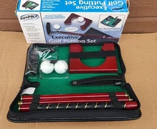 Golf Putting Set Portable Putter Training Aid Putting Green