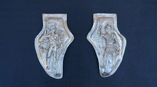 Roman Officer silvered bronze helmet cheek guards with a Naked & Armored Mars