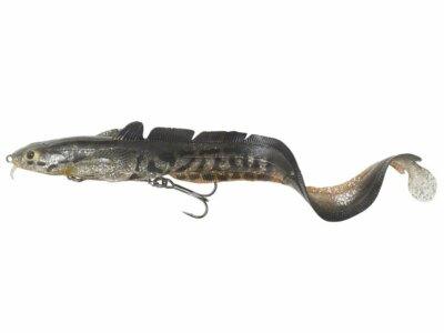Savage Gear 3D Burbot Shallow 25 Cm 70 G - Esca Morbida Per Luccio, Predatori Grossi, Canna E Mullo