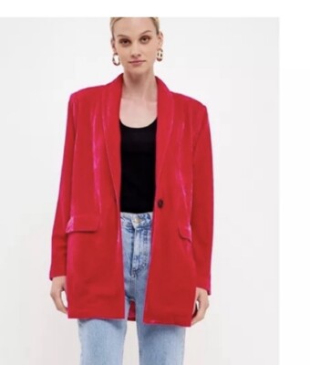 Endless Rose Velvet Oversized Blazer Endless Rose Women's