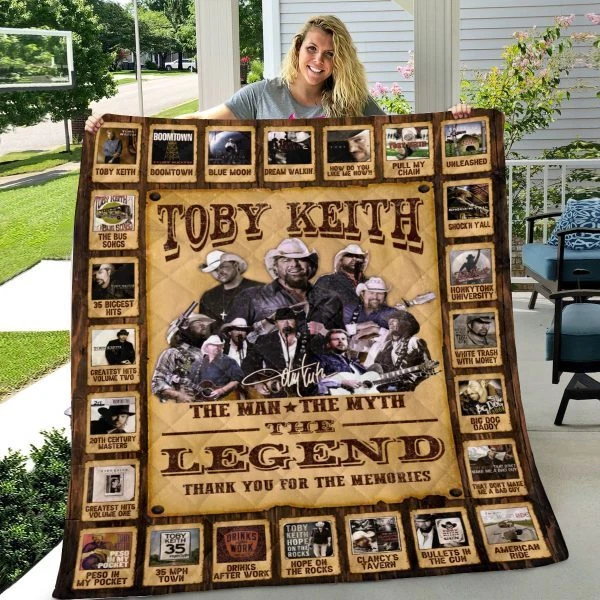 Toby Keith Quilt Blanket for Home & Living