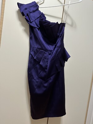 karen millen purple cocktail dress Karen Millen | Dresses | Karen Millen 2 Sequinned Party Evening Dress Purple Silk Satin Prom Cruise