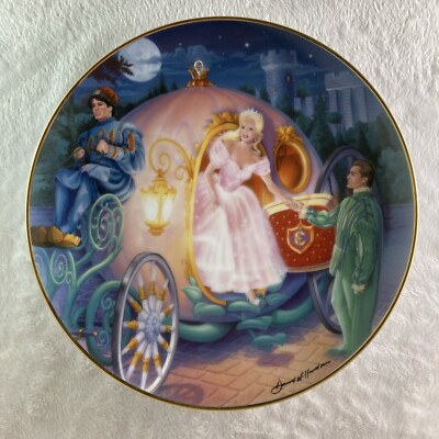 CINDERELLA'S MAGICAL JOURNY Cinderella Plate The Franklin Mint