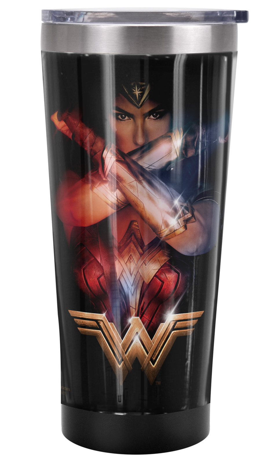 Wonder Woman Movie Arms Crossed Tumbler 20oz Vacuum Insulated Leak Resistant