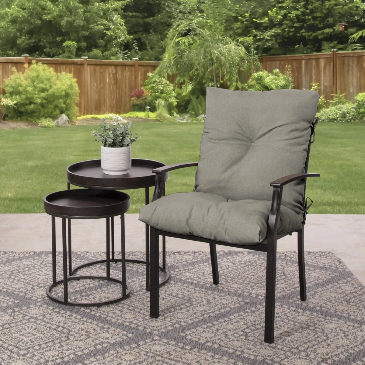 Tan patio top chair cushions