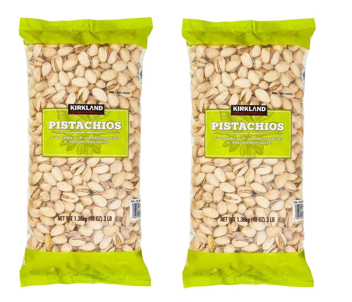 2 PACK KIRKLAND SIGNATURE CALIFORNIA IN SHELL ROASTED SALTED