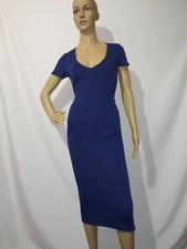 Women Windsor Casual Dark Navy Blue Mini Knit Dress, Size Small