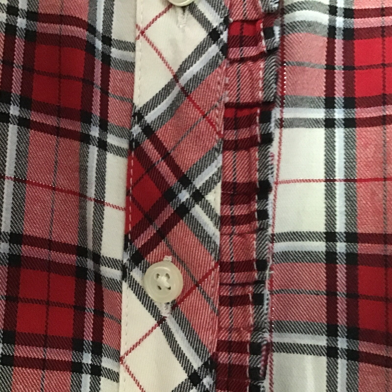 Talbots Check Plaid RuffleButton Down Blouse Wome… - image 3