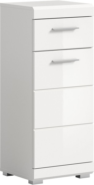 Xonox.Home Standschrank Badkommode Unterschrank Schrank Scout Weiß 37X88X31 Cm-image