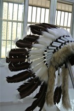 dark brow feather headdress feather headpiece for feather costumes