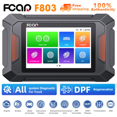 FCAR F803 Pro Heavy Duty Diesel Truck Diagnostic Scanner All System DPF Regen US