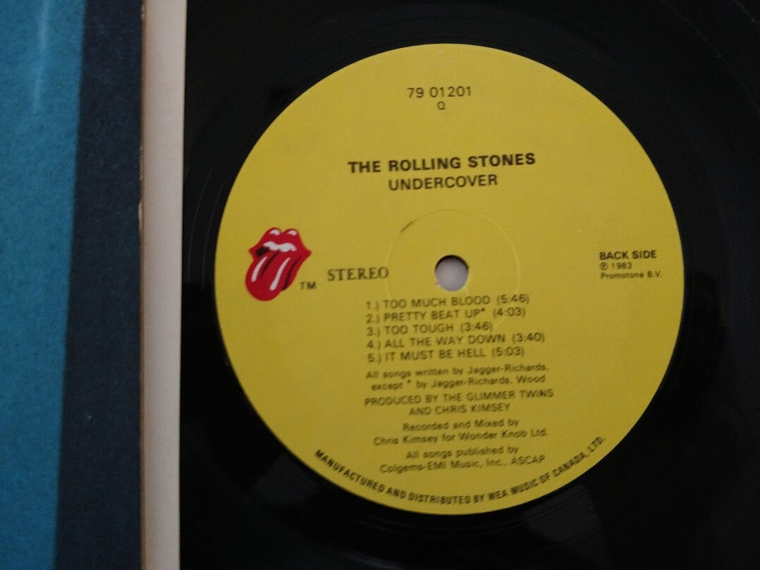 ROLLING STONES LP UNDERCOVER 1983 79 01201 Q CANADA QUALITY