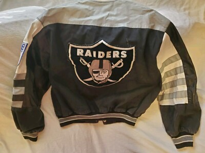 Vintage NFL Oakland Raiders Genuine Jeff Hamilton Leather Jacket