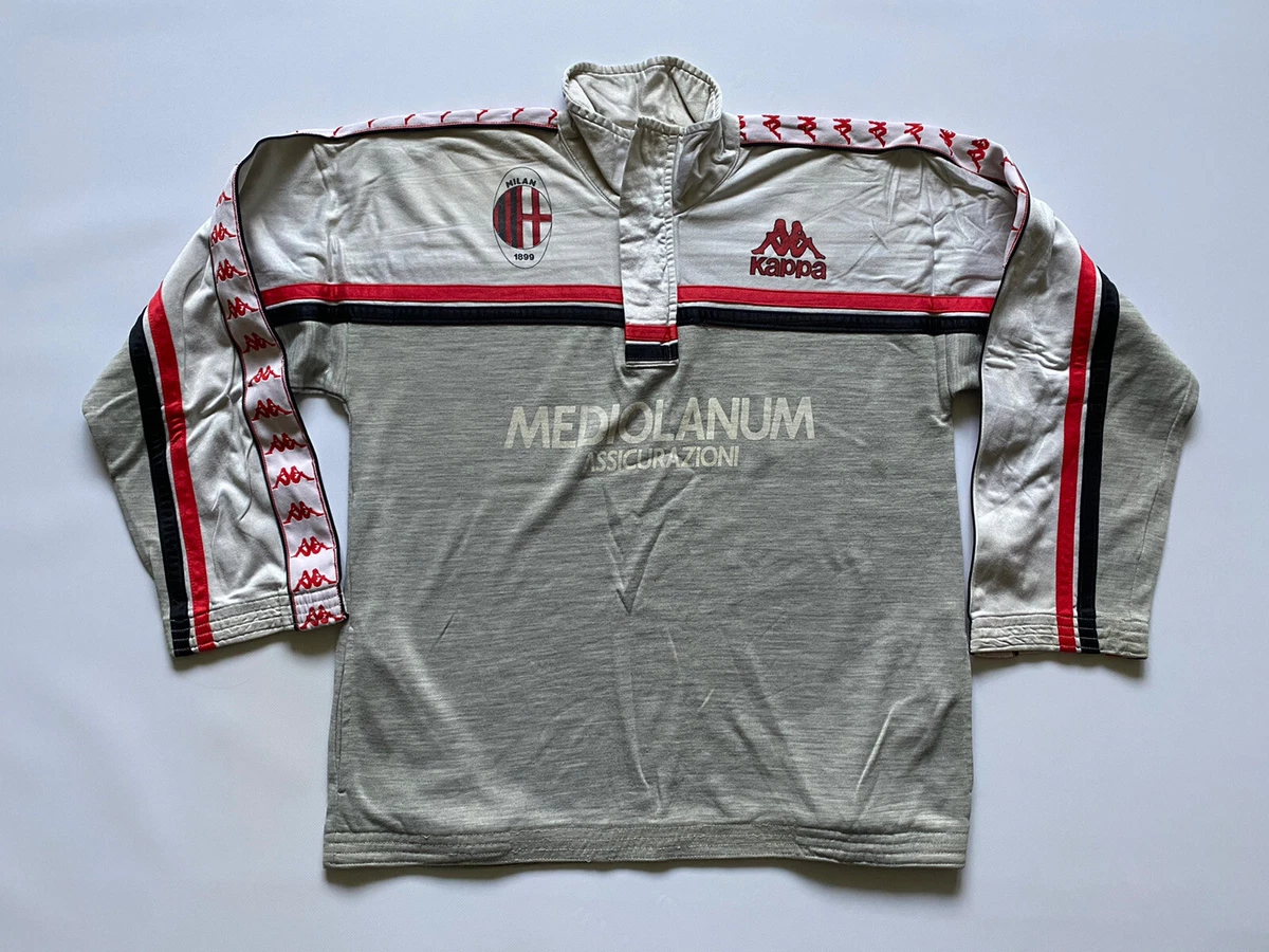 VINTAGE AC MILAN ITALY JACKET FOOTBALL SHIRT SOCCER KAPPA M