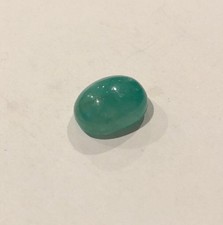 6.0 TCW NATURAL EMERALD - CABOCHON - LOOSE GEM 13mm x 9mm x 6.5mm - FREESHIP