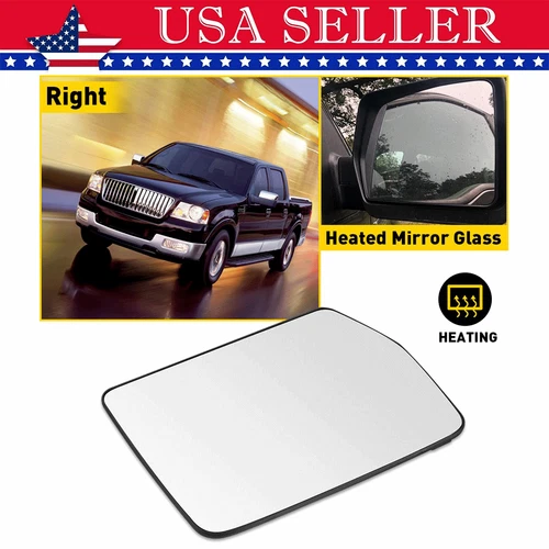For 2004 - 2010 Ford F-150 OEM RH Passenger Side View Power Heated Mirror Glass