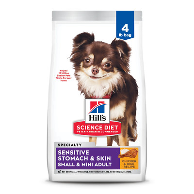 Sensitive Stomach & Skin Chicken Dry Dog Food, 4Lb Bag