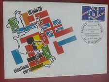 Carte Premier Jour CEF Oblitéré 1979 Timbre Européennes Strasbourg N°2050