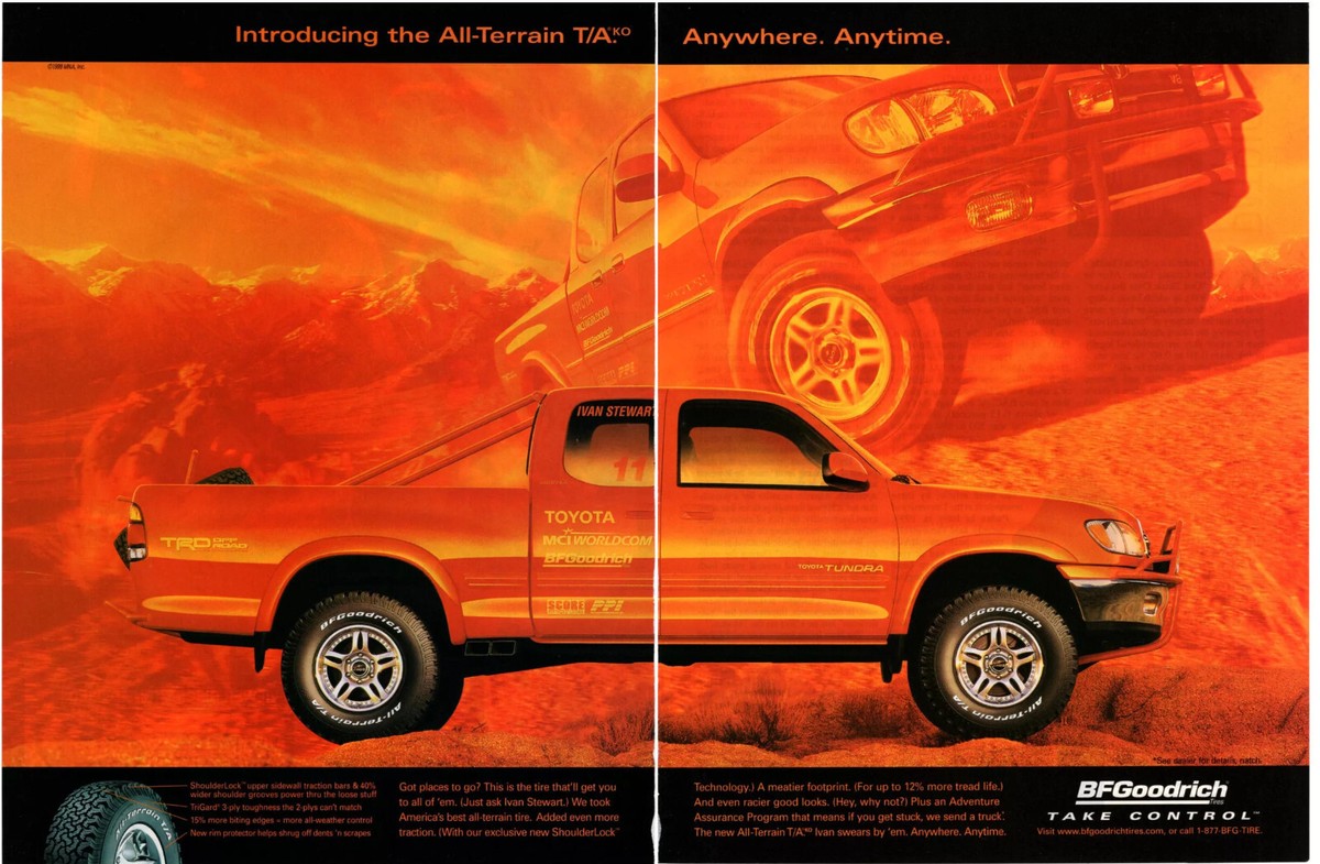 Toyota Tundra Pickup Truck BFGoodrich Tires 1999 Vintage 2 Pg 