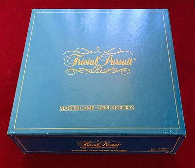 Original 1981 Trivial Pursuit Genius Edition Stellar Condition
