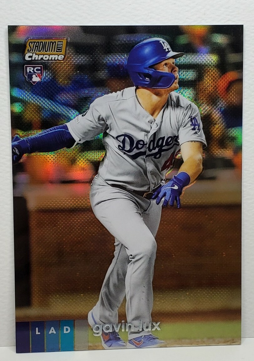 2020 Topps Stadium Club Chrome Gavin Lux RC SP /50 GOLD REFRACTOR WS CHAMP 🏆🌠