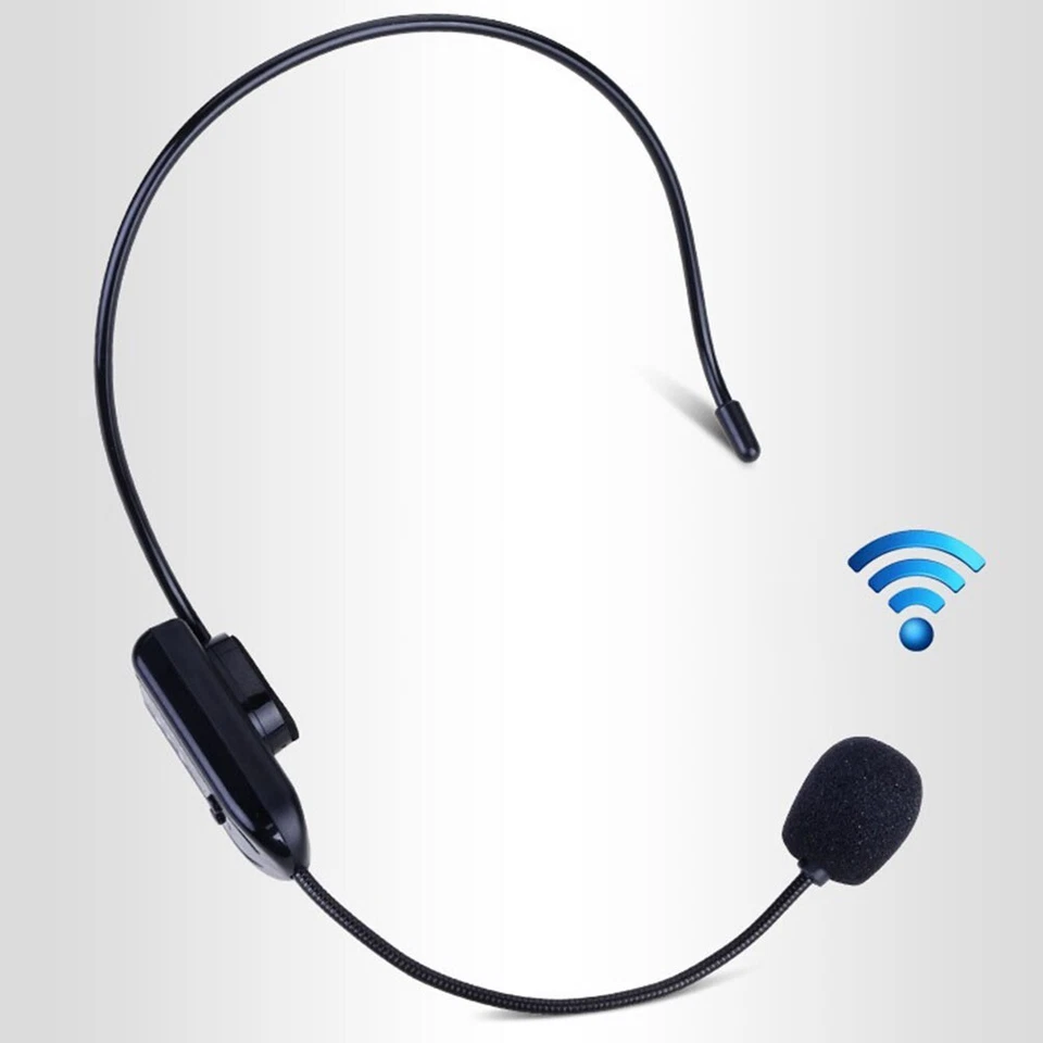 FM Drahtloses Mikrofon Headset Megaphon Radio Mikrofon für Lautsprecher für Unterricht - Bild 4 von 4