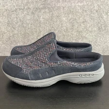 Easy Spirit Traveltime Mule Women’s 10M Black Glitter Multi Comfort Clogs Shoes