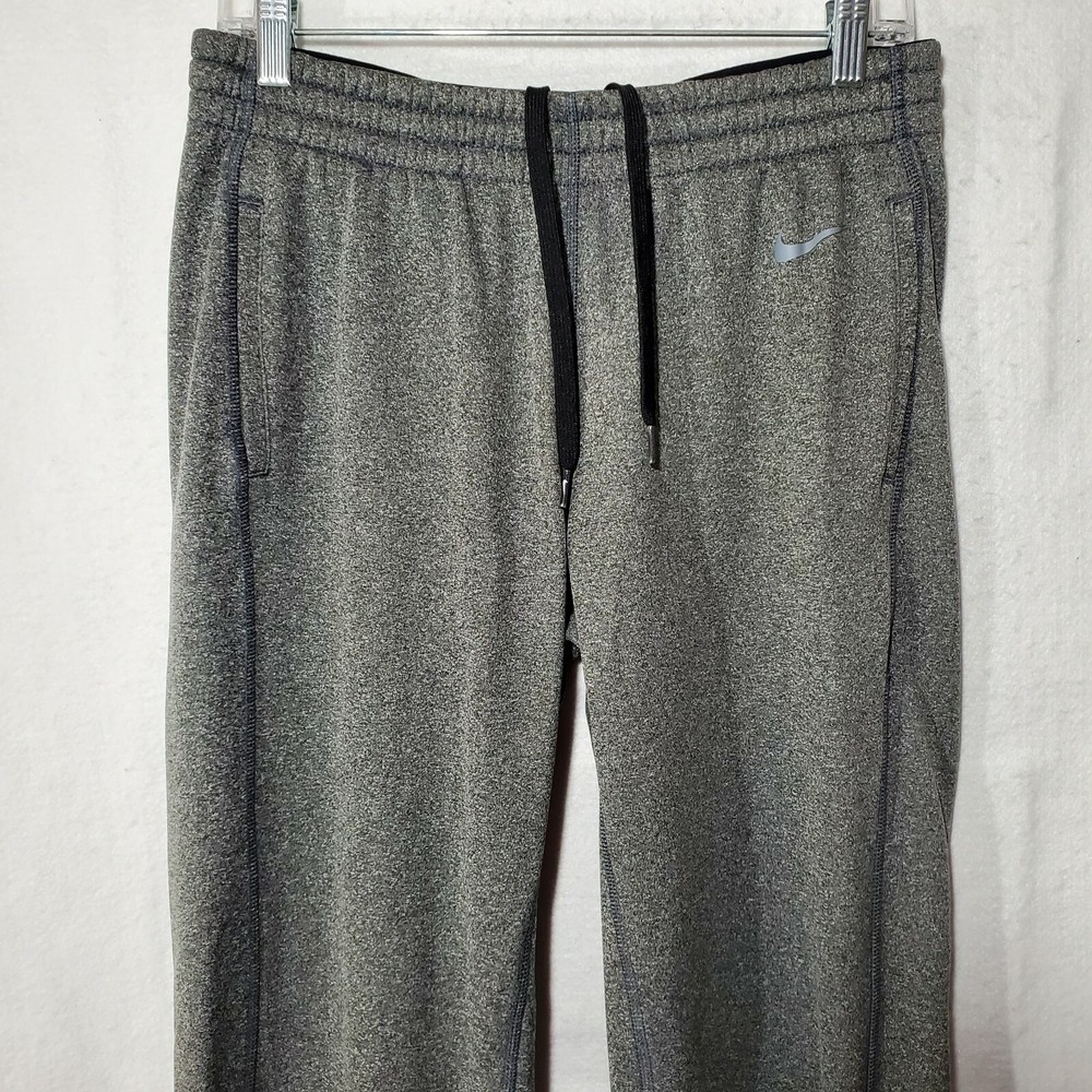 Nike Men's Medium Grey Athletic Sweatpants 32x30 Track Training Pants