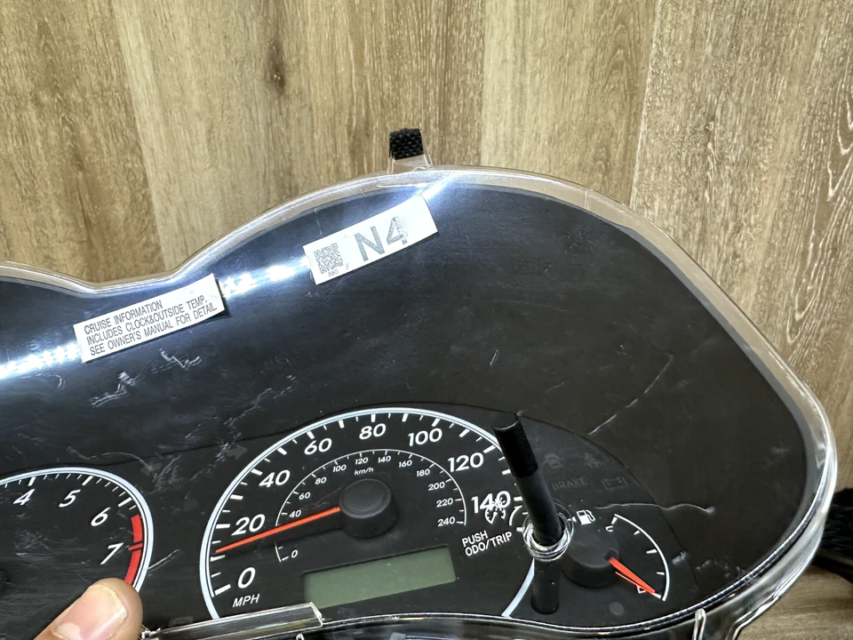 Toyota Corolla 2009-10 conjunto de cuadro de instrumentos pieza de fabricante original # 83800-12N40 Foto 3 de 4