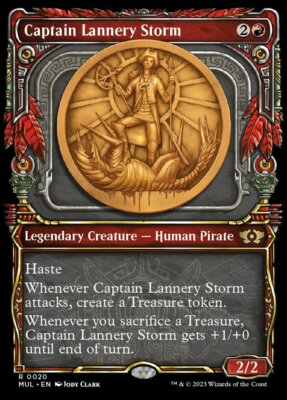 MTG Captain Lannery Storm (20/204) March of the Machine Multiverse Legends LP