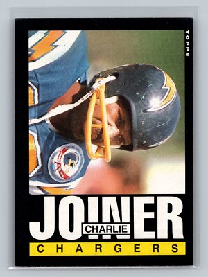 1985 Topps #377 Charlie Joiner   Chargers Mid Grade
