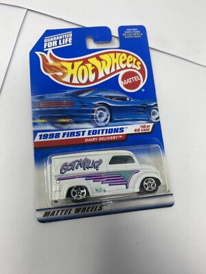 #ad #ad Mattel Hot Wheels 1998 First Editions Dairy Delivery #645 $8.99
