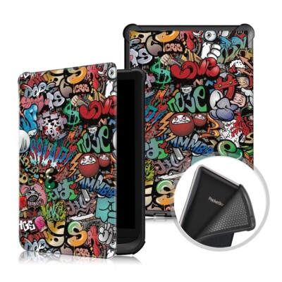 For Pocketbook Colour Tablet Case Stand Shockproof Flip Cover TPU
