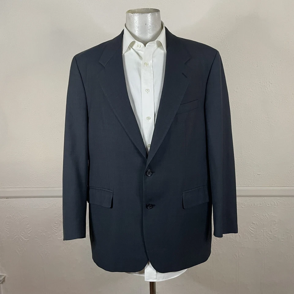 Костюм мужской Kasper из 2 предметов 44R 36x27 темно-серый на двух пуговицах плиссированная шерсть - Изображение 4 из 4