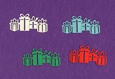 PRESENTS christmas birthday die cuts scrapbook cards