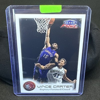 VINCE CARTER (Toronto Raptors) 1999-2000 FLEER FOCUS 2ND YR CARD #44