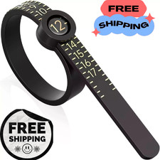 Ring Sizer Measuring Set 1-17 USA Rings Finger Size Jewelry Sizing Measure Tool