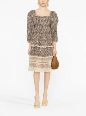 Ulla Johnson Dress Womens 4 Floral Aina