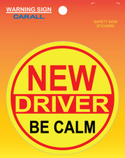 New Driver Be calm car Magnetic safety Signs please be Patient Car Decal WS7